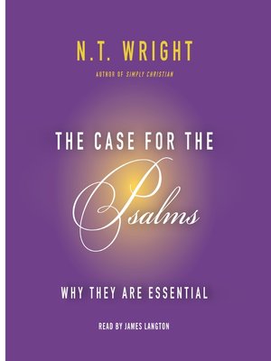 cover image of The Case for the Psalms